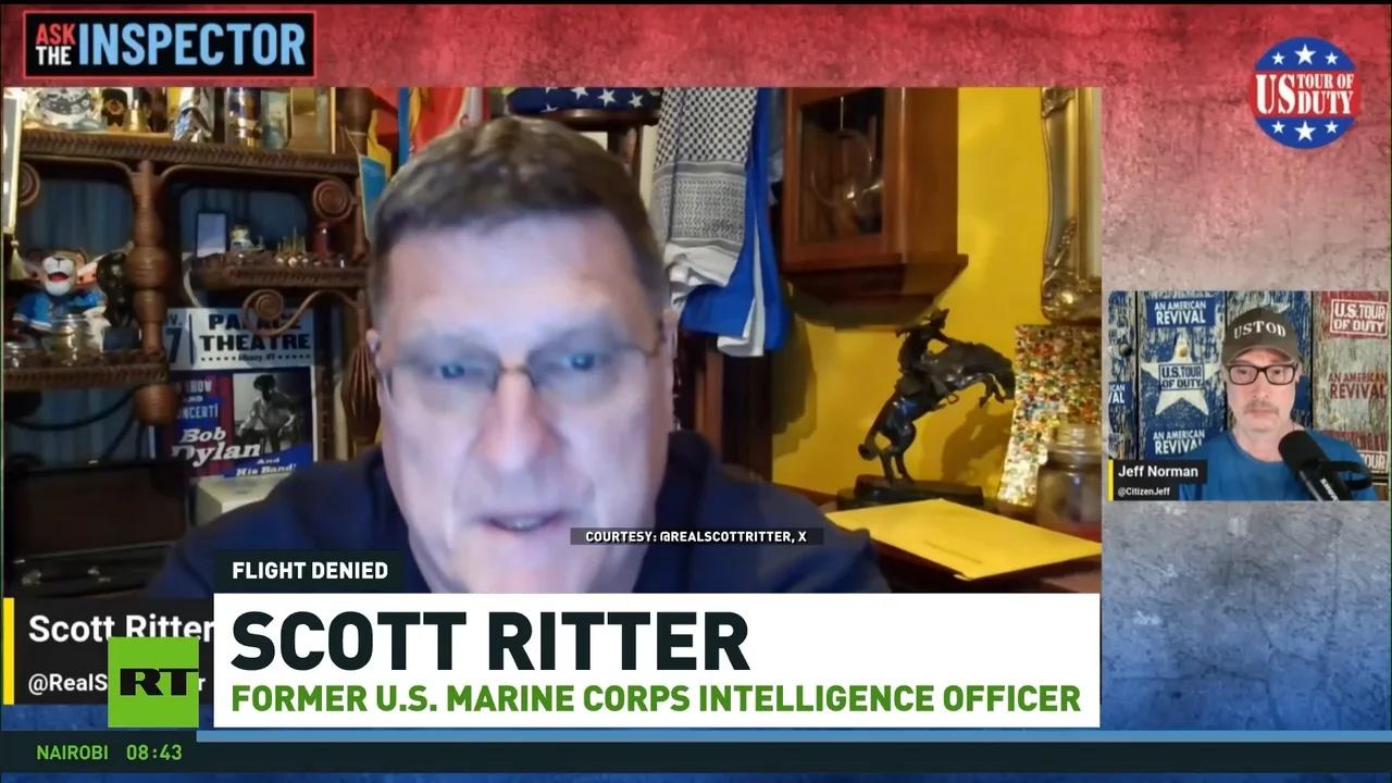 RT contributor Scott Ritter dragged off plane, passport seized without ...