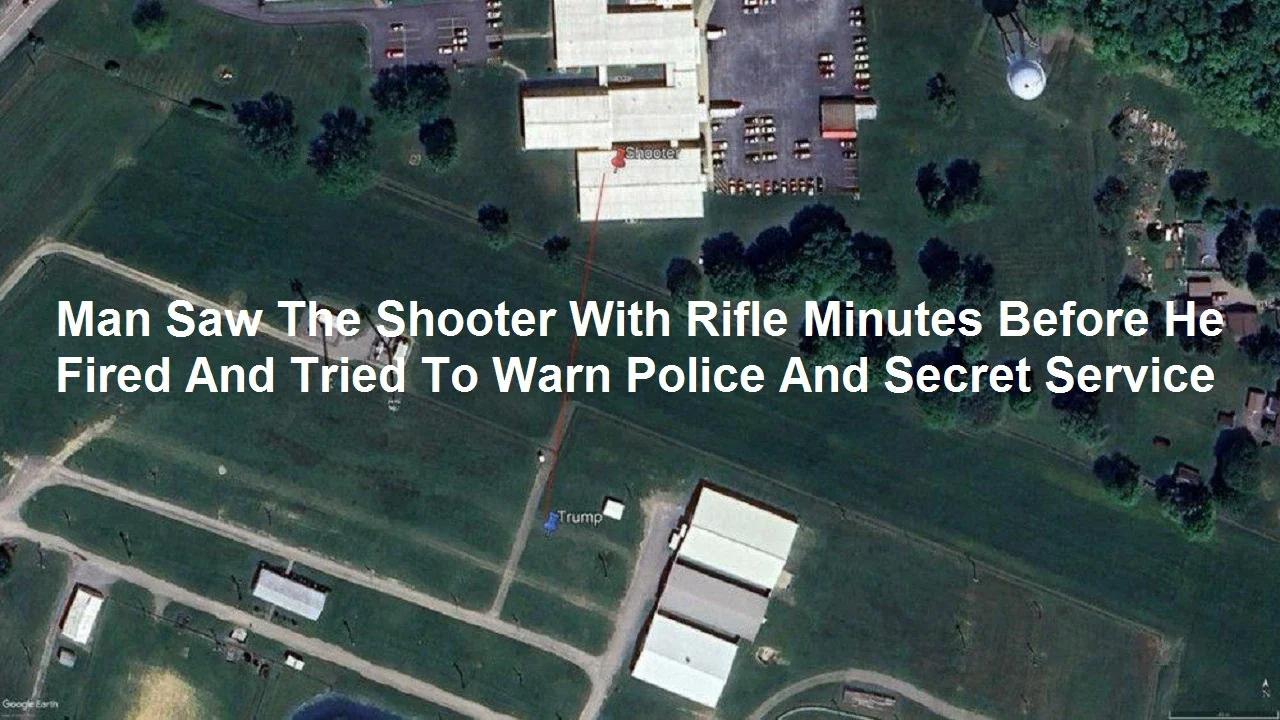 Man Saw The Shooter With Rifle Minutes Before He Fired And Tried To