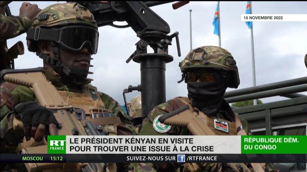 RDC : Le président kényan en visite pour trouver une issue à la crise