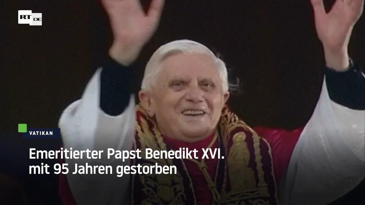 Emeritierter Papst Benedikt Xvi Mit Jahren Gestorben