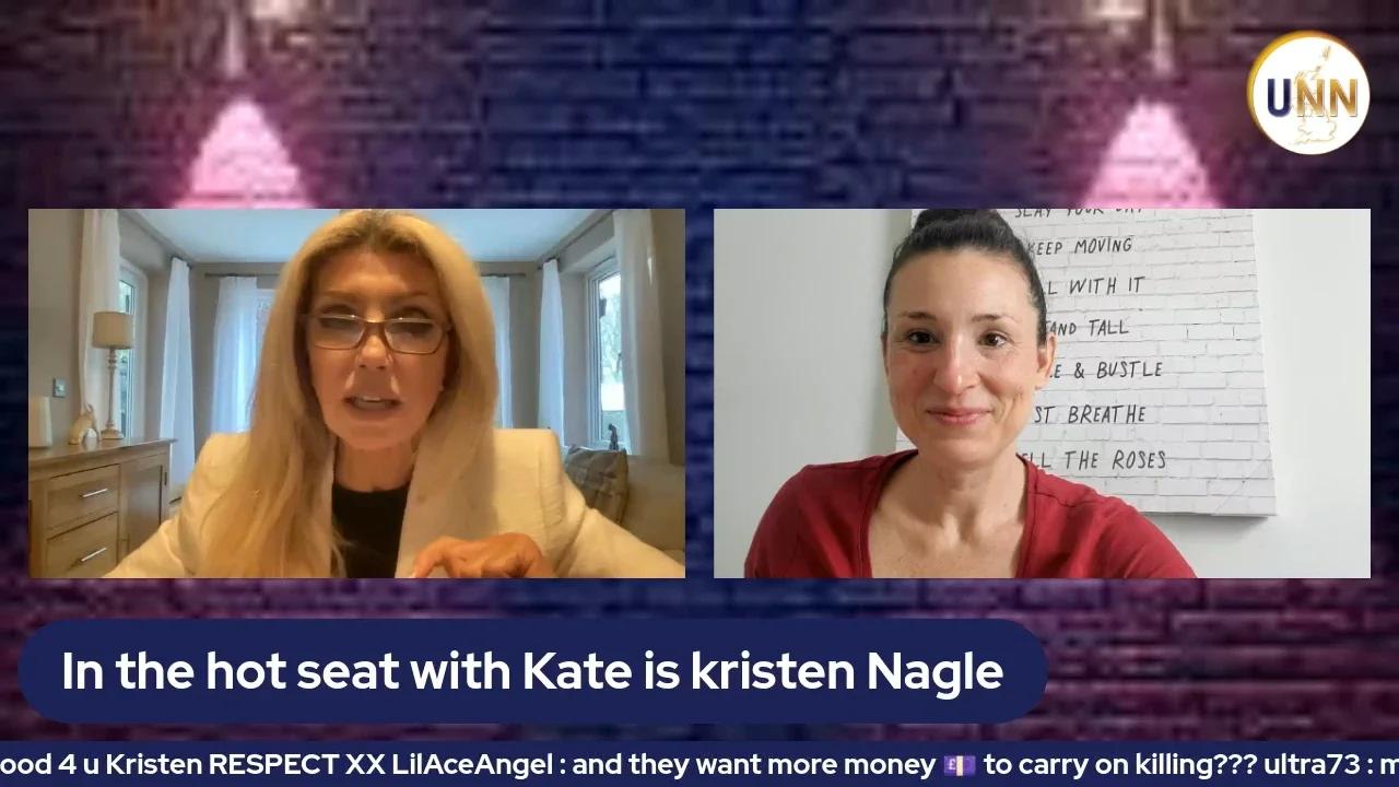 In the hot seat with Kate Shemirani is Kristen Nagle (Canadian ...