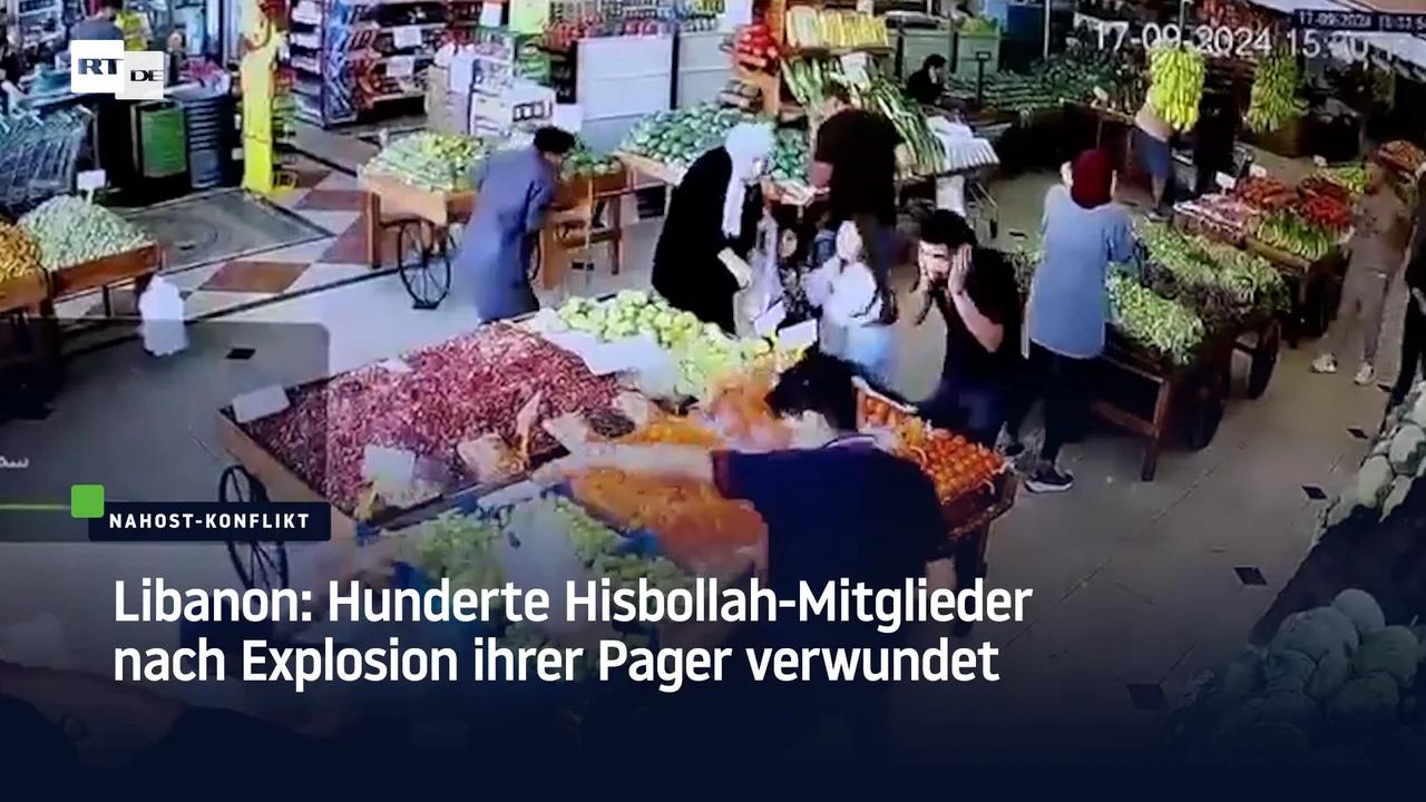 ⁣Libanon: Hunderte Hisbollah-Mitglieder nach Explosion ihrer Pager verwundet