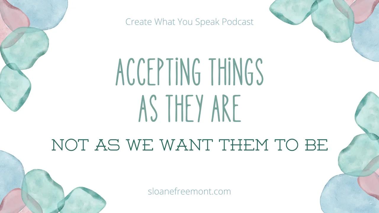 the act of not accepting something