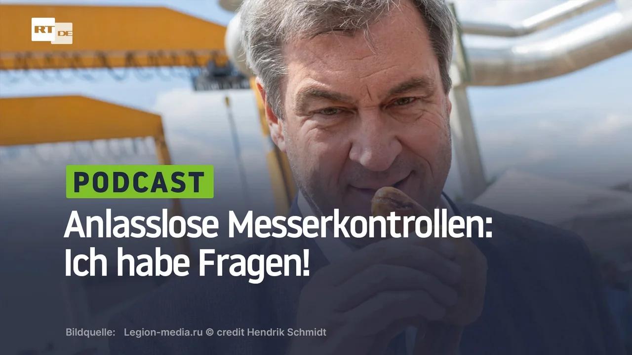 ⁣Anlasslose Messerkontrollen: Ich habe Fragen!