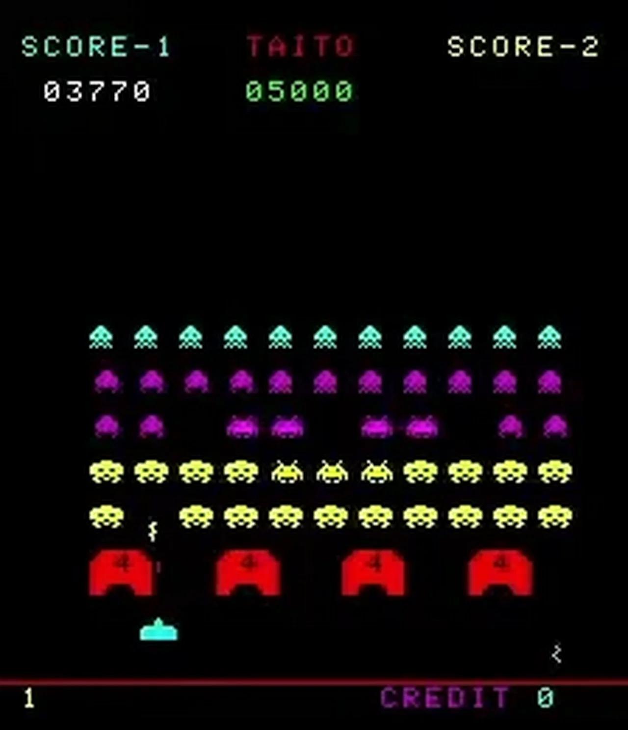 Space Invaders Part II (Arcade) - 4,500 pts.