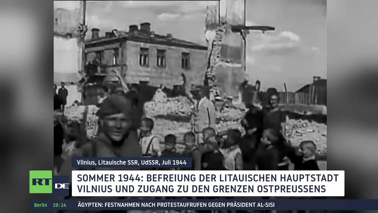 ⁣Heute vor 80 Jahren: Befreiung der litauischen Hauptstadt Vilnius