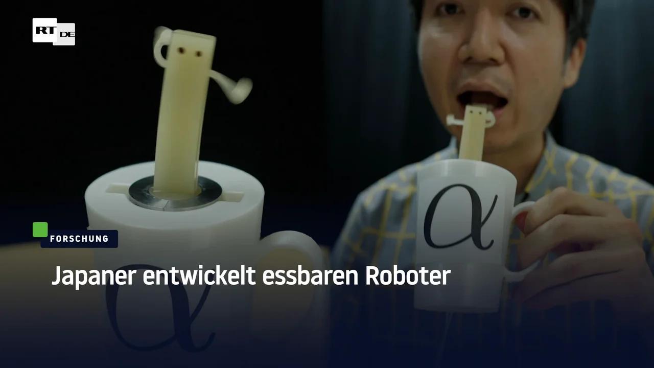 ⁣Japaner entwickelt essbaren Roboter