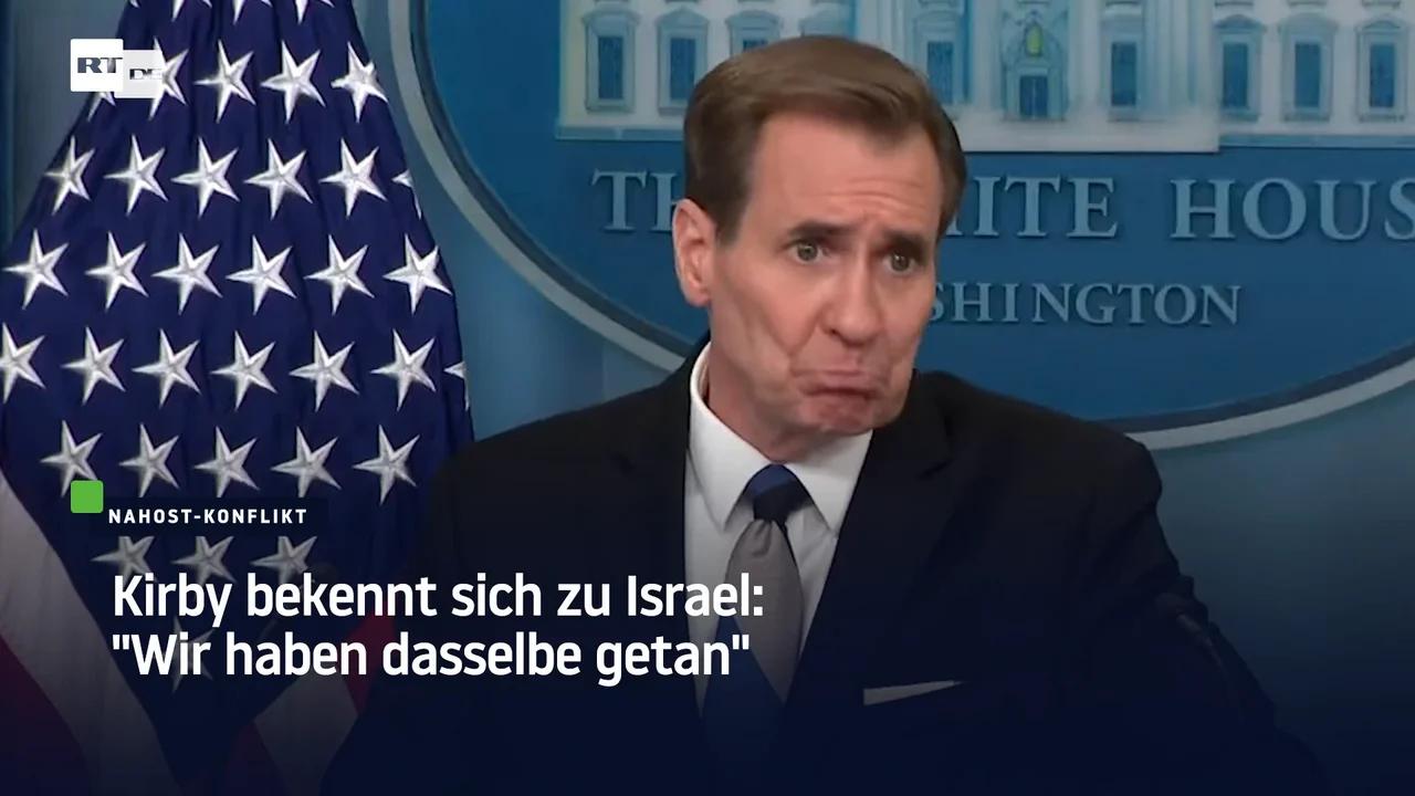 ⁣Kirby bekennt sich zu Israel: "Wir haben dasselbe getan"