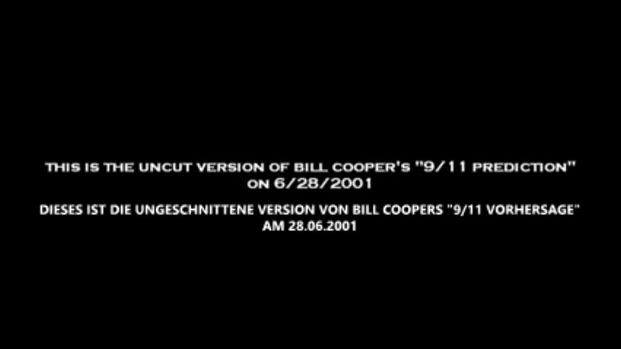 ⁣28. Juni 2001 - Bill Cooper sagt 9/11 voraus (Org. mit deutschen Untertiteln)