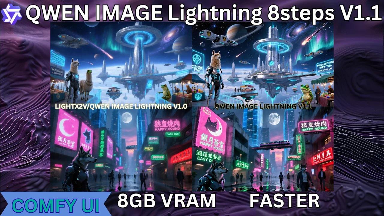 Qwen Lightning v1.1 in ComfyUI | Full Step-by-Step Setup & Workflow ...