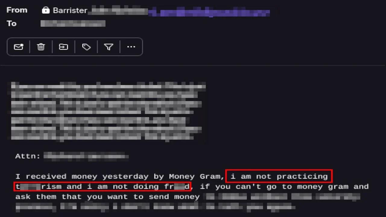 I Am Not Doing Fraud Scambaiting I Am Not Doing Fraud Scambaiting