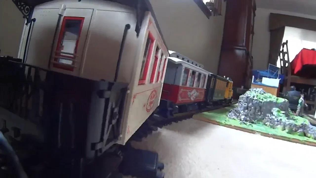 G Scale Indoor Setup - January 2019, Run 2