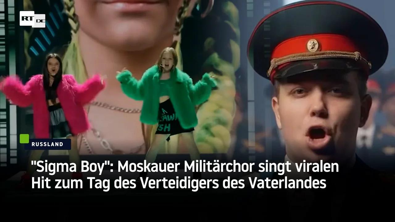 "Sigma Boy": Moskauer Militärchor singt viralen Hit zum Tag des ... "Sigma Boy": Moskauer Militärchor singt viralen Hit zum Tag des ...