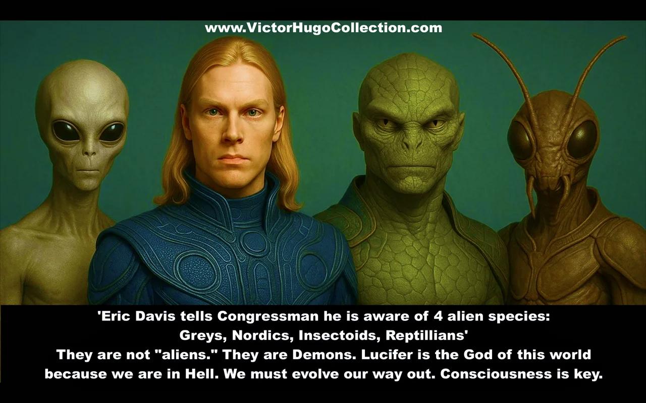 Brandon Kroll Victor Hugo Trump Aware Of Alien Species On Earth Greys ...