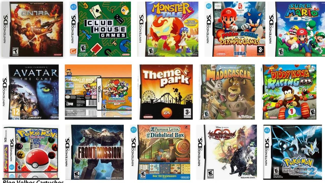 Como baixar 87 roms Nintendo DS nds para