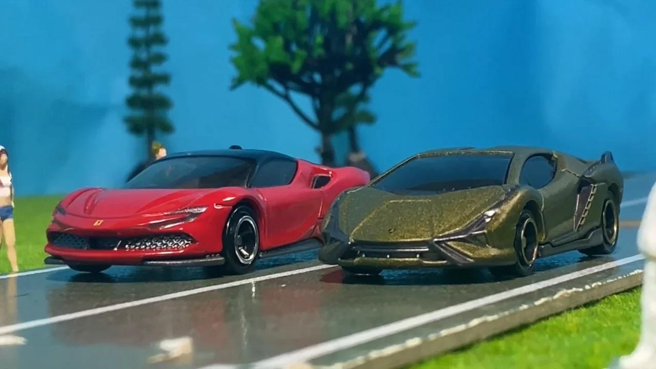 car race lamborghini vs ferrari