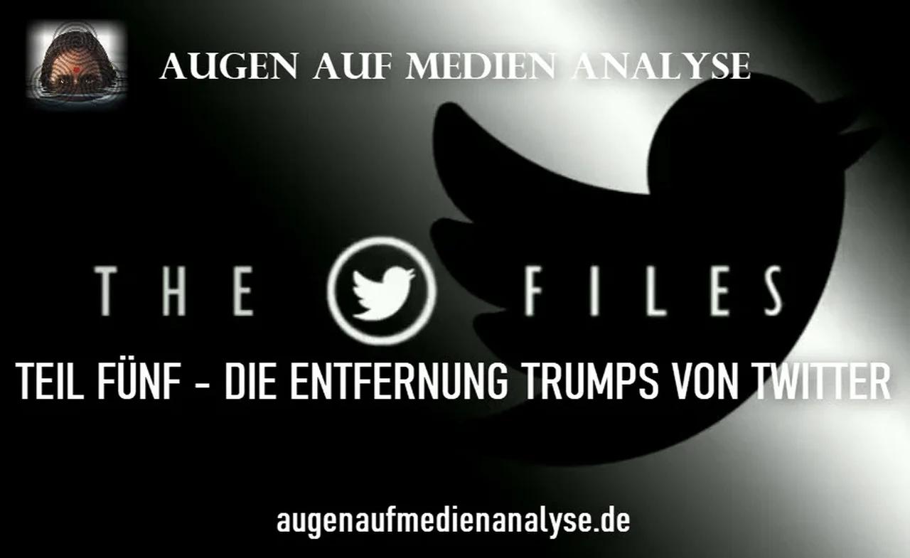 ⁣THE TWITTER FILES Teil 5 – DIE ENTFERNUNG VON TRUMP AUS TWITTER