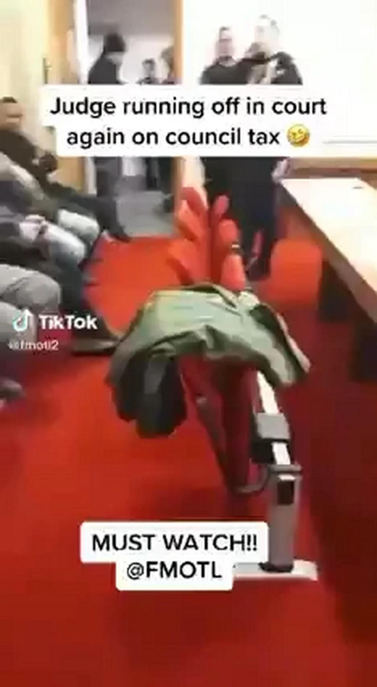 Fake judge does a runner after challenged over council tax