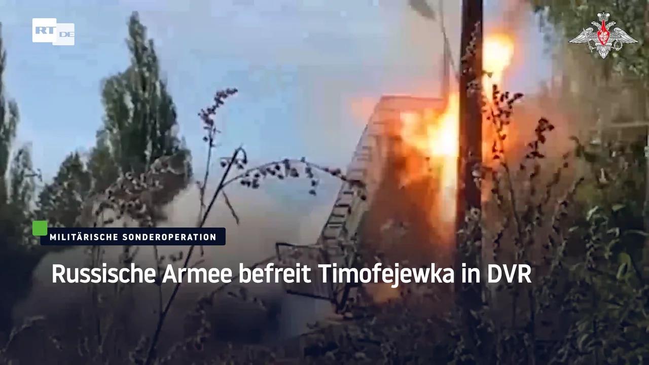 ⁣Russische Armee befreit Timofejewka in DVR