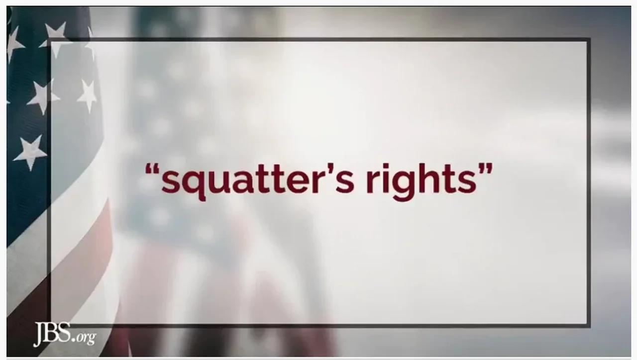 Do Squatters rights supersede property rights