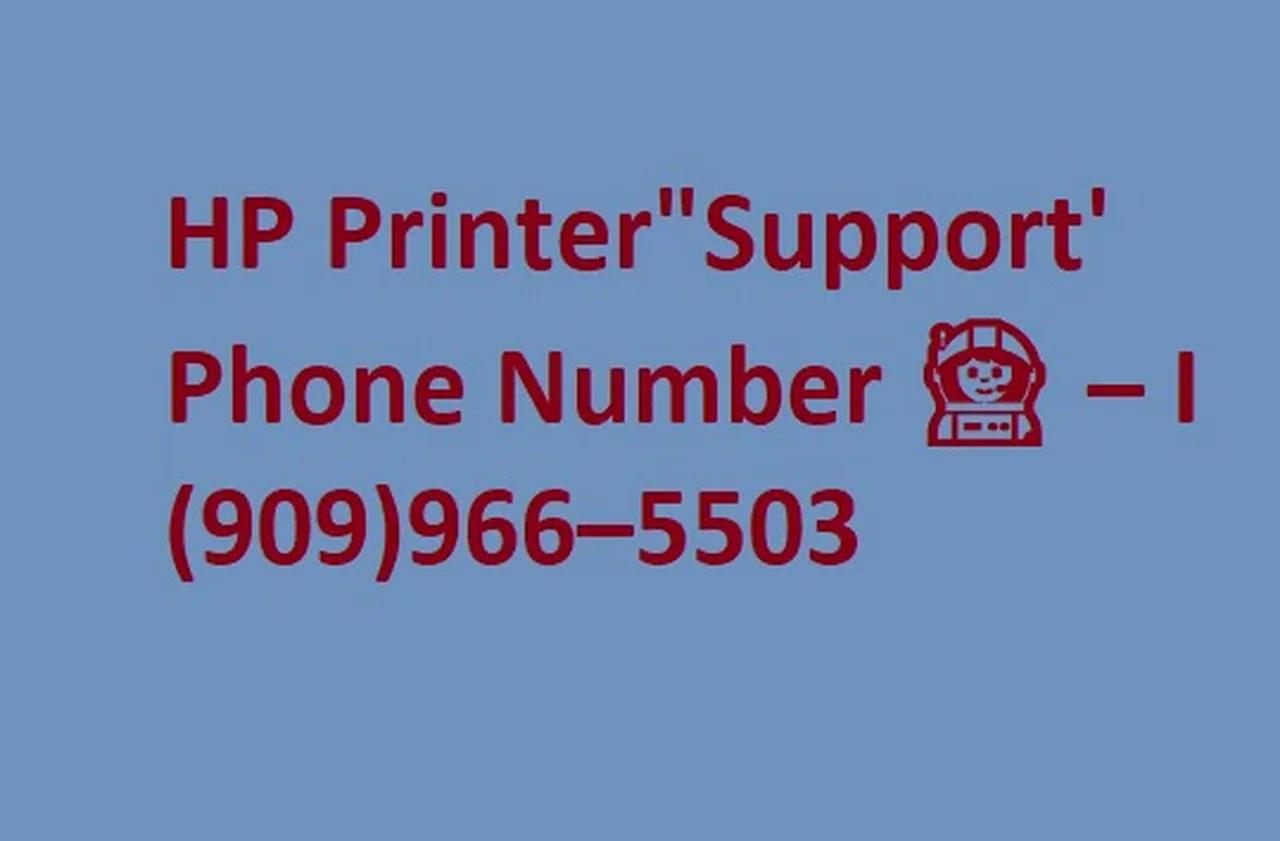 Hp Printer Customer Service Number 🍀+1-909.966.5503