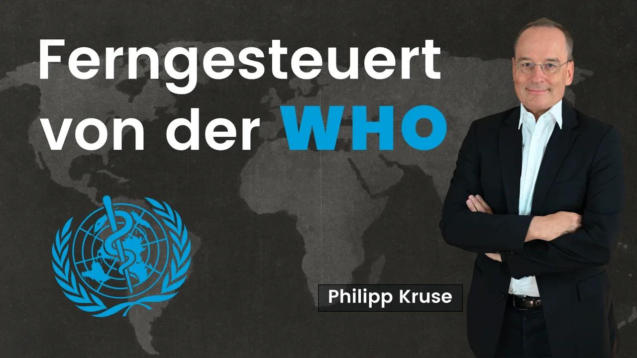 Ferngesteuert von der WHO – Vortrag von Philipp Kruse beim WHO-Symposium vom 1. März 2025