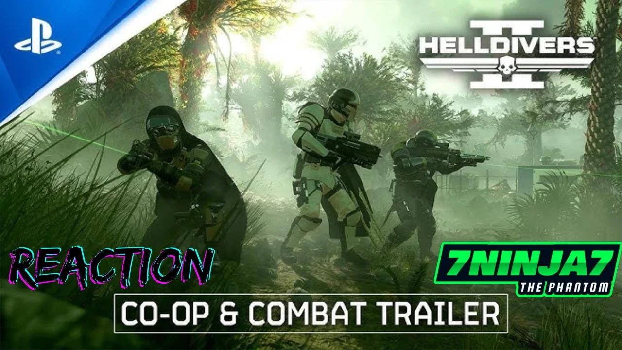 Helldivers 2 Co Op And Combat Trailer Reaction