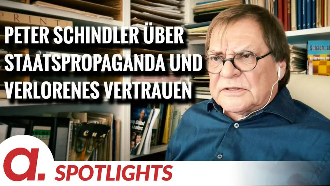 ⁣Spotlight: Peter Schindler über Staatspropaganda und das verlorene Vertrauen in den Staat