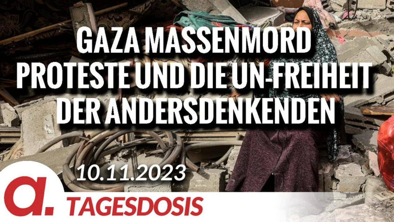 ⁣Gaza Massenmord Proteste und die Un-Freiheit der Andersdenkenden | Von Rainer Rupp