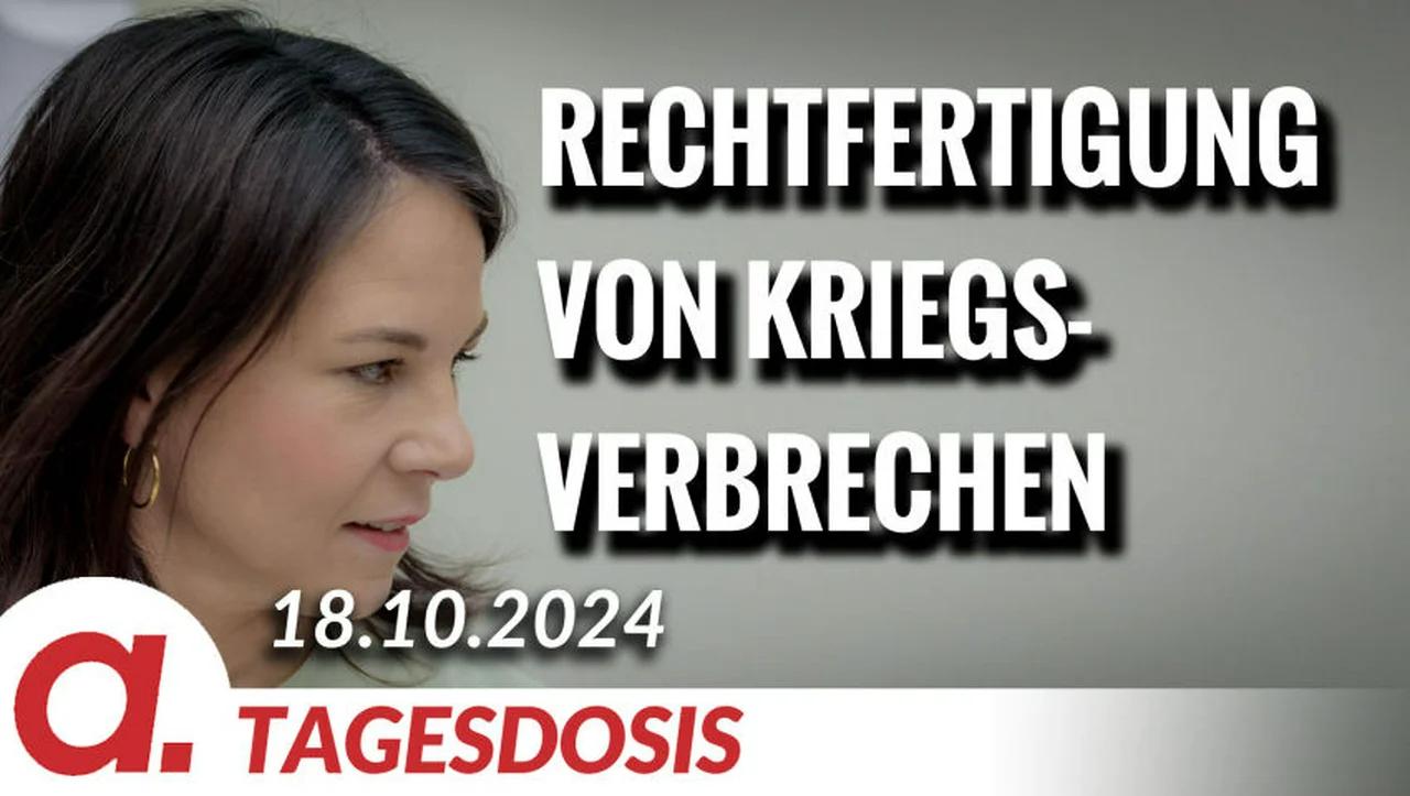 ⁣Rechtfertigung von Kriegsverbrechen als deutsche Staatsraison | Von Rainer Rupp