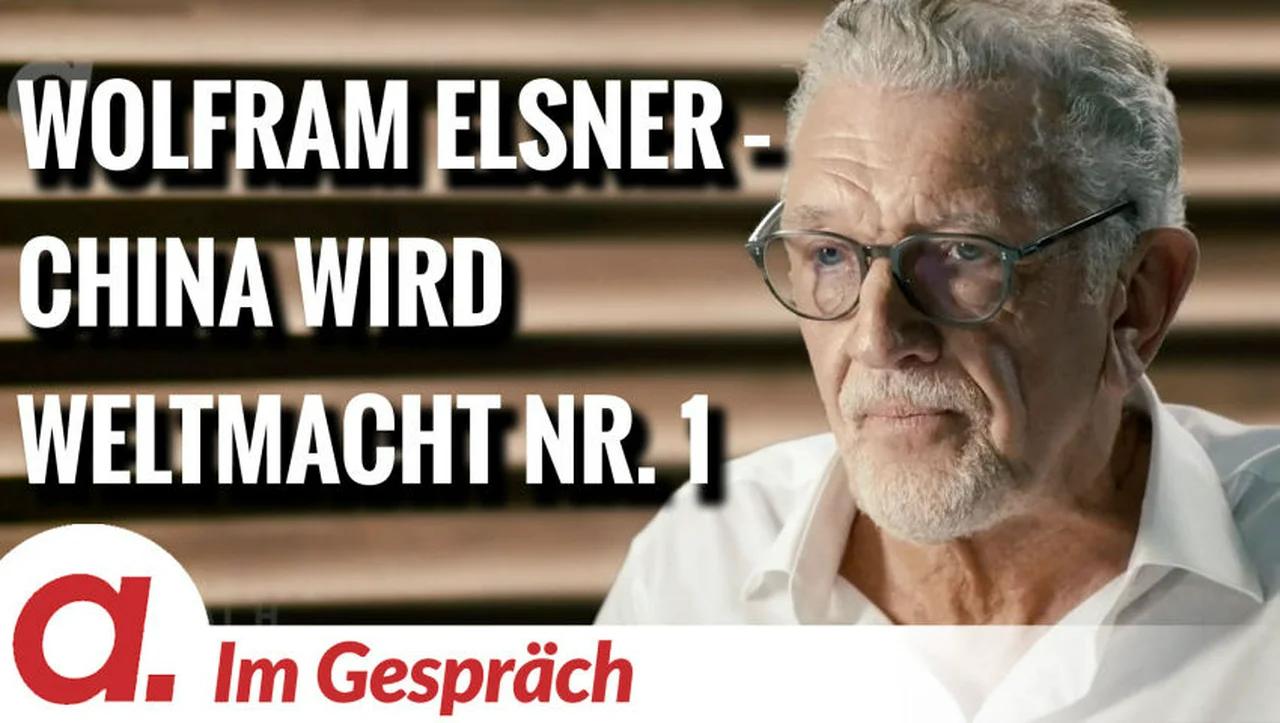 ⁣Im Gespräch: Wolfram Elsner (China auf dem Weg zur Weltmacht Nr. 1)