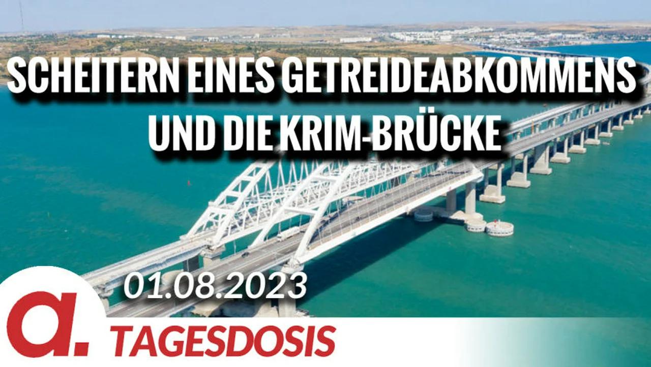 ⁣Was hat das Scheitern eines Getreideabkommens mit der Krim-Brücke zu tun? | Von Peter Frey