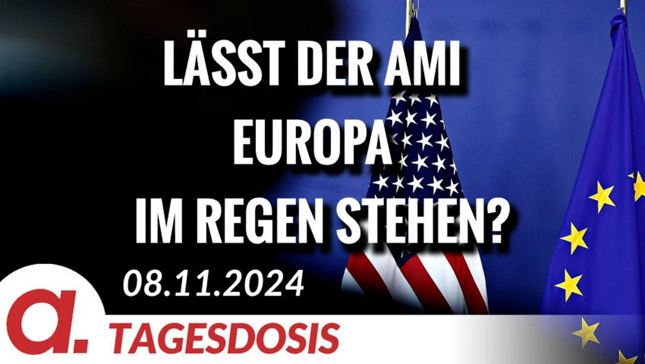 ⁣Lässt der Ami die zarte Europa mit ihrem Ukro-Baby im Regen stehen? | Von Rainer Rupp