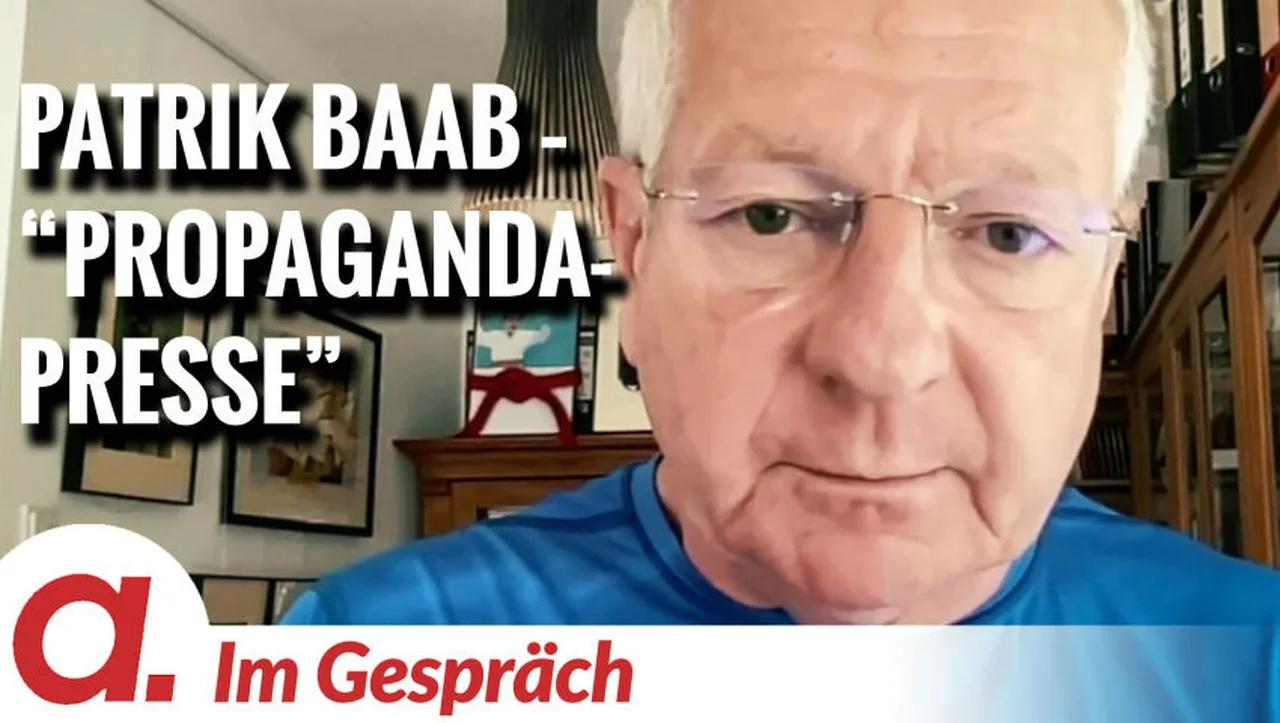 ⁣Im Gespräch: Patrik Baab (“Propaganda-Presse: Wie uns Medien und Lohnschreiber in Kriege treiben”)