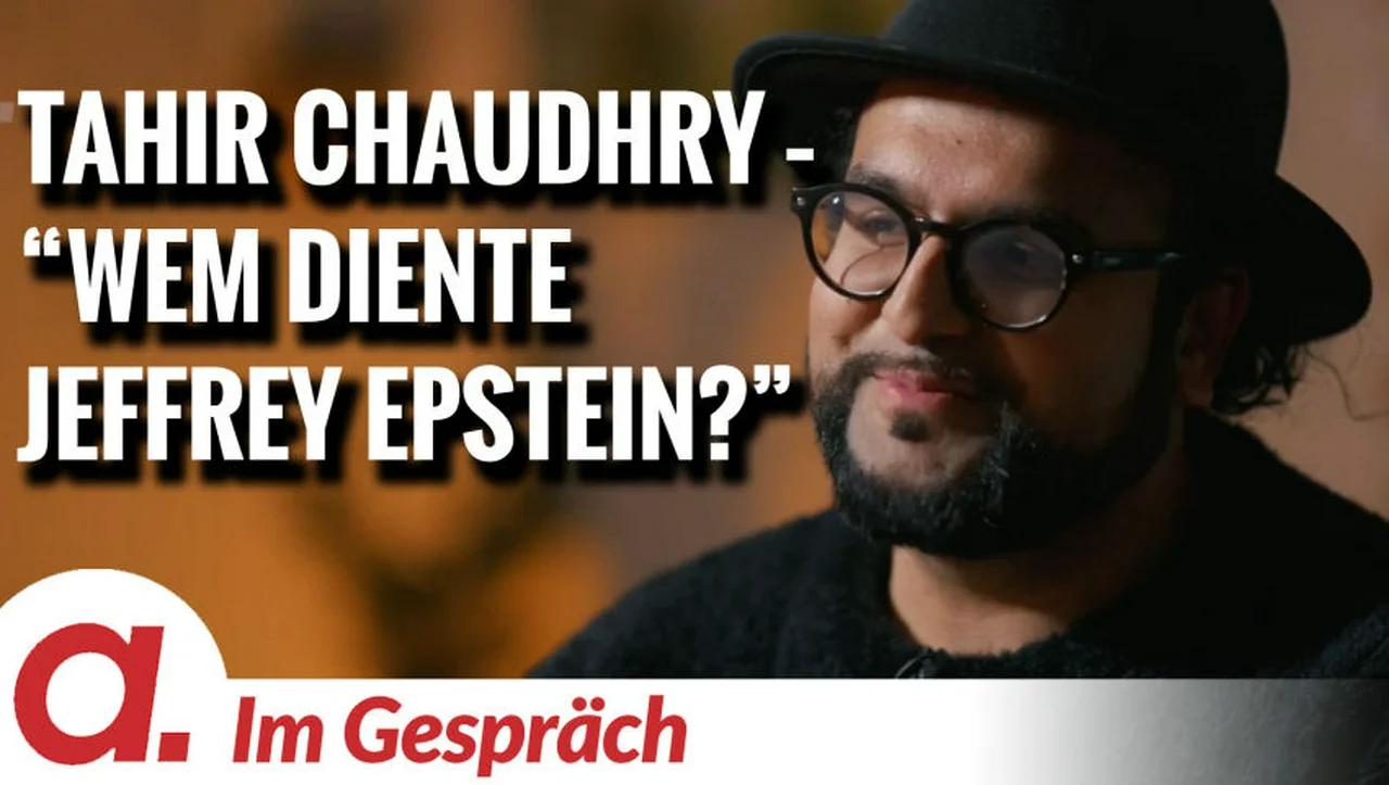 ⁣Im Gespräch: Tahir Chaudhry (“Wem diente Jeffrey Epstein?”)