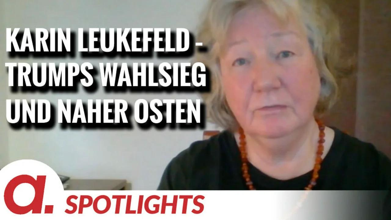 ⁣Karin Leukefeld über Trumps Wahlsieg und die Auswirkungen auf den Nahen Osten