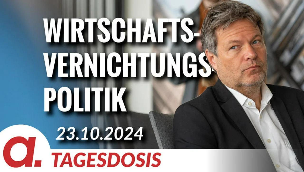 ⁣Wirtschaftsvernichtungspolitik am ehemaligen Wirtschaftsstandort Deutschland | Von Uwe Froschauer