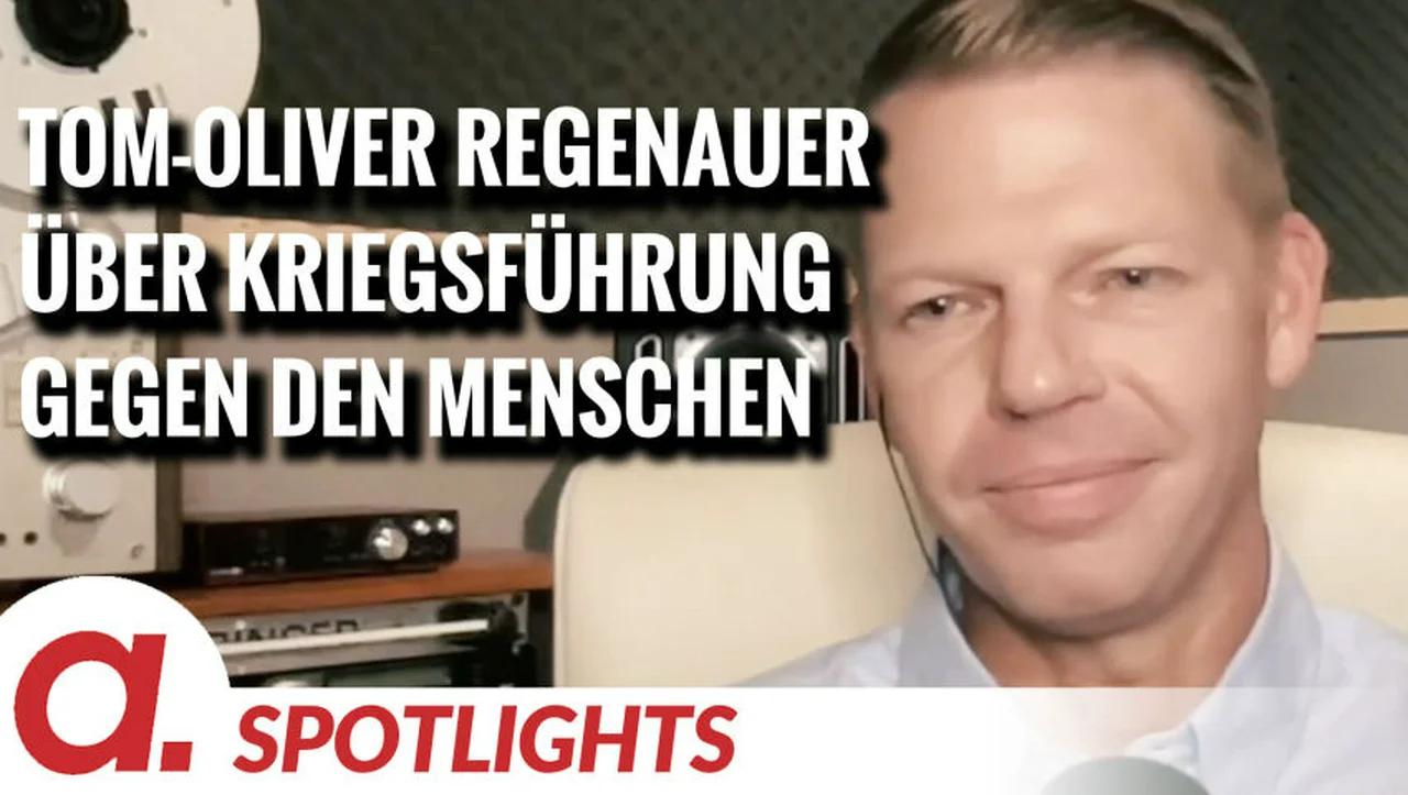 ⁣Spotlight: Tom-Oliver Regenauer über Kriegsführung gegen die Spezies Mensch