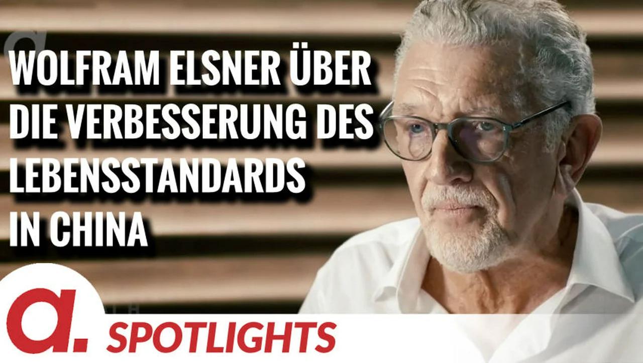 ⁣Spotlight: Wolfram Elsner über die nachhaltige Verbesserung des Lebensstandards in China