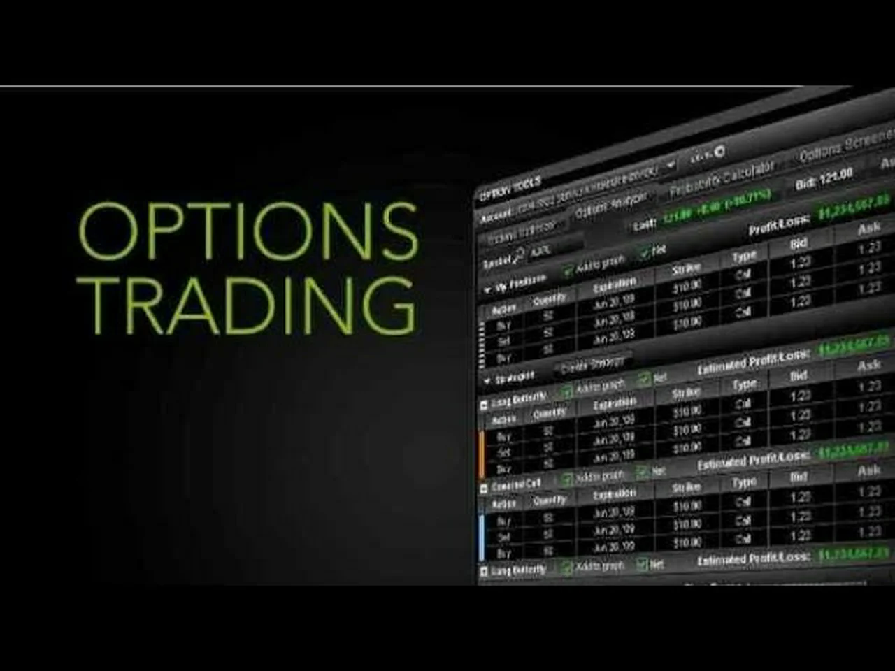 Trading options. Stock option trading. Stock option.