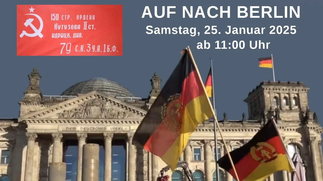 Schluss mit der BRD-Okkupation auf deutschen Boden! Auf nach Berlin 25. Januar 2025